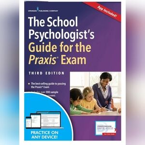 NEW School Psychologist's Guide for the Praxis Exam Peter Thompson Purple Book